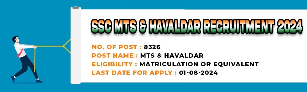 SSC MTS & Havaldar Recruitment 2024