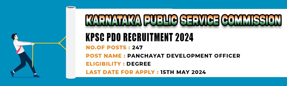 KPSC PDO Recruitment 2024