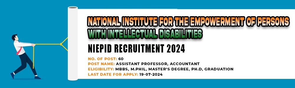 NIEPID Recruitment 2024