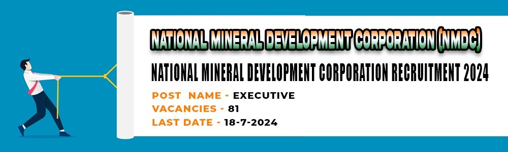 NMDC Executive Recruitment 2024