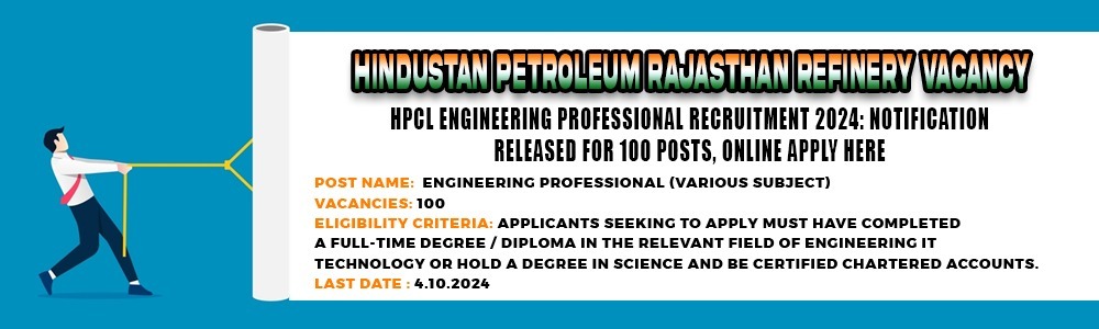 HPCL Engineering Professional Recruitment 2024