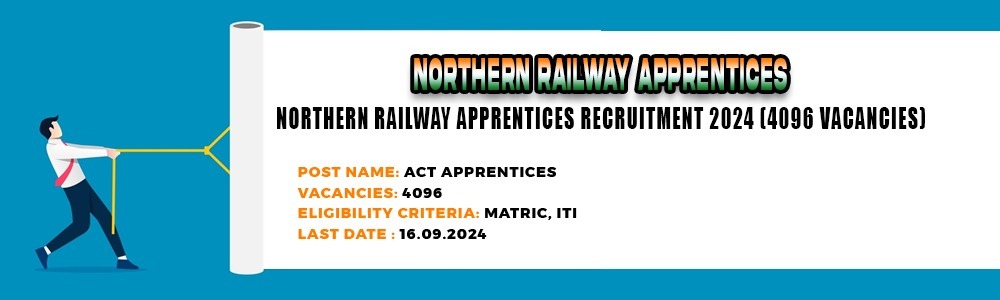 Northern Railway Apprentices Recruitment 2024